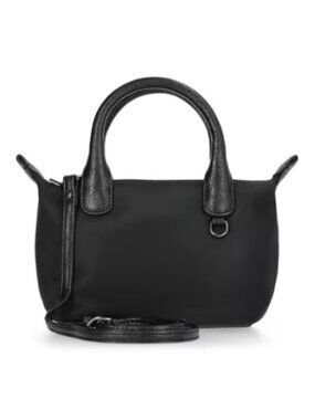 No Boundaries Women's Mini Tote Crossbody Bag, Black